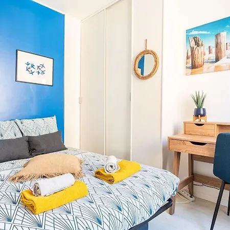 O Terminus Oceane - Proche Gare - Lit King Size *