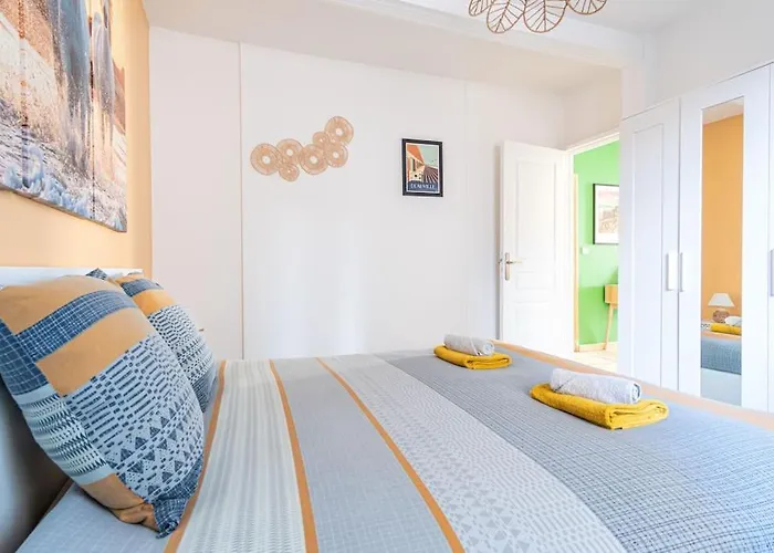 O Terminus Oceane - Proche Gare - Lit King Size Apartament *