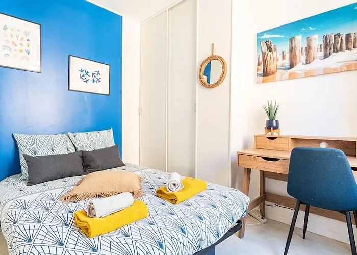 O Terminus Oceane - Proche Gare - Lit King Size *